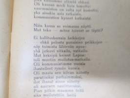 Oi Suomi puoluehumbuugin maa - Runo remontin tarpeesta - Maakuntain Liike 1931 -runo / pamfletti