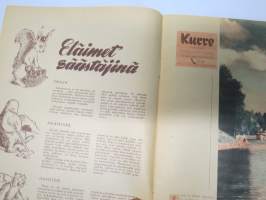 Kurre 1954 - Postipankki kevättervehdys - asiakaslehti; Julkisuuden henkilöiden säästäväisyys - Essi Renvall - Niiko Tarvajärvi - Joel Rinne..., Suomen Pankin...