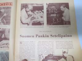 Kurre 1954 - Postipankki kevättervehdys - asiakaslehti; Julkisuuden henkilöiden säästäväisyys - Essi Renvall - Niiko Tarvajärvi - Joel Rinne..., Suomen Pankin...