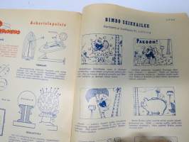 Lipas 1959 nr - Säästöpankki asiakaslehti lapsille, satuja, tarinoita, kertomuksia ym, runsas kuvitus, Yrjö Kohonen - Kuuraketti XYZ...