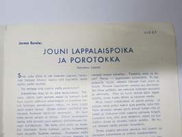 Lipas 1956 Joulunumero - Säästöpankki asiakaslehti lapsille / nuorille, Jorma Eerola - Jouni lappalaispoika ja porotokka, Antero Kajanto - Metsän väen joulu...
