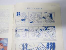Lipas 1956 Joulunumero - Säästöpankki asiakaslehti lapsille / nuorille, Jorma Eerola - Jouni lappalaispoika ja porotokka, Antero Kajanto - Metsän väen joulu...