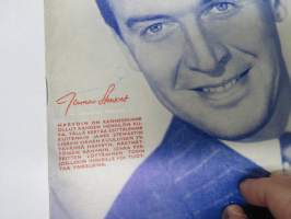 Apu 1951 nr 13, Kansik. James Stewart, Sortin sakki -sarjakuva, Rikoksia metrikaupalla - Keskusvankirekisteri, Viikon tyttö Hedy Lamarr, Lentävien esineiden arvoitus