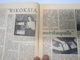 Apu 1951 nr 13, Kansik. James Stewart, Sortin sakki -sarjakuva, Rikoksia metrikaupalla - Keskusvankirekisteri, Viikon tyttö Hedy Lamarr, Lentävien esineiden arvoitus