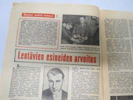 Apu 1951 nr 13, Kansik. James Stewart, Sortin sakki -sarjakuva, Rikoksia metrikaupalla - Keskusvankirekisteri, Viikon tyttö Hedy Lamarr, Lentävien esineiden arvoitus