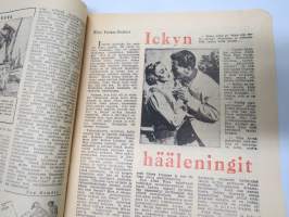 Apu 1951 nr 13, Kansik. James Stewart, Sortin sakki -sarjakuva, Rikoksia metrikaupalla - Keskusvankirekisteri, Viikon tyttö Hedy Lamarr, Lentävien esineiden arvoitus