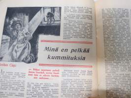Apu 1951 nr 13, Kansik. James Stewart, Sortin sakki -sarjakuva, Rikoksia metrikaupalla - Keskusvankirekisteri, Viikon tyttö Hedy Lamarr, Lentävien esineiden arvoitus