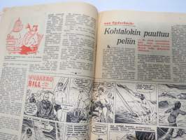 Apu 1951 nr 13, Kansik. James Stewart, Sortin sakki -sarjakuva, Rikoksia metrikaupalla - Keskusvankirekisteri, Viikon tyttö Hedy Lamarr, Lentävien esineiden arvoitus