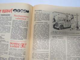 Apu 1951 nr 13, Kansik. James Stewart, Sortin sakki -sarjakuva, Rikoksia metrikaupalla - Keskusvankirekisteri, Viikon tyttö Hedy Lamarr, Lentävien esineiden arvoitus