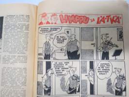 Apu 1951 nr 13, Kansik. James Stewart, Sortin sakki -sarjakuva, Rikoksia metrikaupalla - Keskusvankirekisteri, Viikon tyttö Hedy Lamarr, Lentävien esineiden arvoitus
