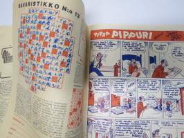 Apu 1951 nr 13, Kansik. James Stewart, Sortin sakki -sarjakuva, Rikoksia metrikaupalla - Keskusvankirekisteri, Viikon tyttö Hedy Lamarr, Lentävien esineiden arvoitus