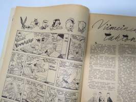 Apu 1954 nr 28, Sortin sakki, 5 tuntia elokuvateatterin vahtimestarina, Murheellinen monimiljoonikko ollut jo 9 vaimoa, Terra sci-fi sarjakuva, Tappaja saa tehtävän