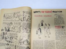 Apu 1954 nr 28, Sortin sakki, 5 tuntia elokuvateatterin vahtimestarina, Murheellinen monimiljoonikko ollut jo 9 vaimoa, Terra sci-fi sarjakuva, Tappaja saa tehtävän