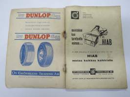 24. Eläintarhanajo 13.5.1962 -käsiohjelma