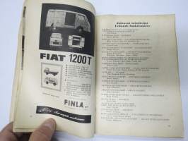 24. Eläintarhanajo 13.5.1962 -käsiohjelma