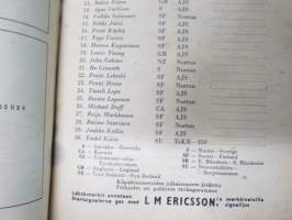 24. Eläintarhanajo 13.5.1962 -käsiohjelma