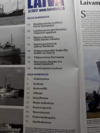 Laiva 2017 nr 3 - Suomen laivahistoriaa -lehti / magazine, finnish maritime history