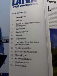 Laiva 2018 nr 4 - Suomen laivahistoriaa -lehti / magazine, finnish maritime history