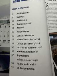 Laiva 2018 nr 2 - Suomen laivahistoriaa -lehti / magazine, finnish maritime history