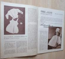 Virkkaus- ja Neuletyöt talvinumero N:o 4 1956 Käsityölehti