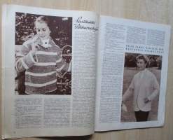 Virkkaus- ja Neuletyöt kevätnumero N:o 1 1956 Käsityölehti