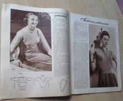 Virkkaus- ja Neuletyöt kevätnumero N:o 1 1956 Käsityölehti