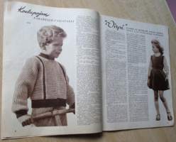 Virkkaus- ja Neuletyöt kevätnumero N:o 1 1956 Käsityölehti