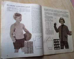 Virkkaus- ja Neuletyöt kevätnumero N:o 1 1956 Käsityölehti