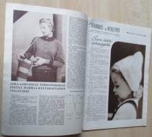 Virkkaus- ja Neuletyöt syysnumero N:o 3 1955 Käsityölehti