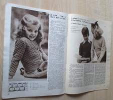 Virkkaus- ja Neuletyöt syysnumero N:o 3 1955 Käsityölehti