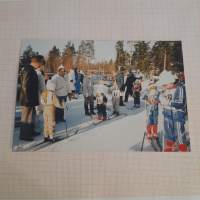Urheilu Kortti, hiihtokilpailut erikoisleimat  postikortti  kortit