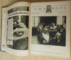 OMA KOTI Perhelehti 1931 vuosikerta + lahjalehti vuodelta 1931 : Kannet kuvittanut Martta Wendelin