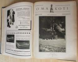 OMA KOTI Perhelehti 1931 vuosikerta + lahjalehti vuodelta 1931 : Kannet kuvittanut Martta Wendelin