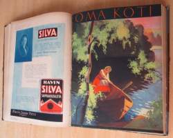 OMA KOTI Perhelehti 1931 vuosikerta + lahjalehti vuodelta 1931 : Kannet kuvittanut Martta Wendelin
