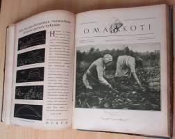 OMA KOTI Perhelehti 1931 vuosikerta + lahjalehti vuodelta 1931 : Kannet kuvittanut Martta Wendelin
