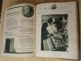 OMA KOTI Perhelehti 1931 vuosikerta + lahjalehti vuodelta 1931 : Kannet kuvittanut Martta Wendelin