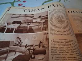 Kotilieden joulu no 24, joulukuu 1957.Koteja vesien varrelta, olkitöiden opiskelua,Käpykakusta monien muiden makeiden valmistusta.