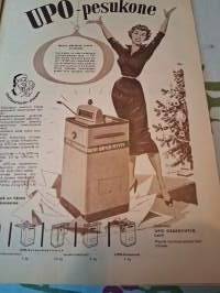 Kotilieden joulu no 24, joulukuu 1957.Koteja vesien varrelta, olkitöiden opiskelua,Käpykakusta monien muiden makeiden valmistusta.