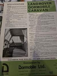 land rover darmobile caravan 1968
