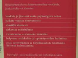 Psykologian sanasto