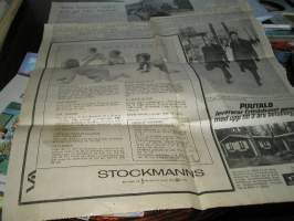 paavo väyrynen vaalimainos. sanomalehti sivu 1970 ehdokkaat. paavon  kirja paavon aika