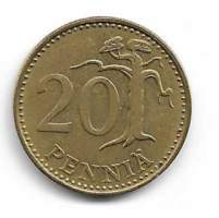 20 penniä  1964