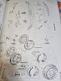 J2 / 152 range mechanical and body parts list.