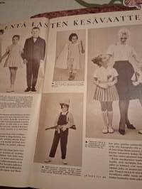 KOTILIESI N:O 10 / 1961. Monenlaista -60 luvun ohjetta jotka ovat käypiä tänä päivänäkin.Ohjeita kesäkukan kylvöstä lasten kesävaatteisiin ym