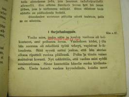 Kieliopin alkeita - oppikirja koe  - Etupäässä neli-osastoisten kansakoulujen tarpeeksi Toimitti A. Raitio 1912