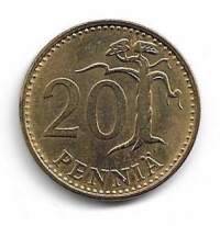 20 penniä  1967