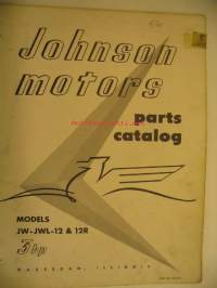 Johnson JW-JWL-12&amp;12R 3hp 1956 parts catalog