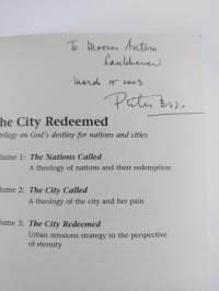 The Nations Called - A Theology of Nations and Their Redemption (signeerattu, tekijän omiste)