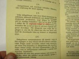 Stadgar för stiftelsen &quot;Föreningen Hemmet&quot; 1932 -säännöt vanhainkotiyhdistykselle