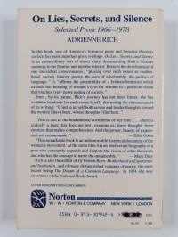 On lies, secrets, and silence : selected prose 1966-1978